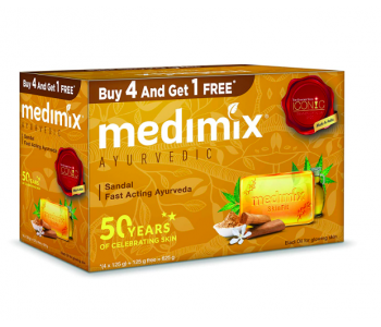 MEDIMIX AYURVEDIC SANDAL SOAP SET OF 5